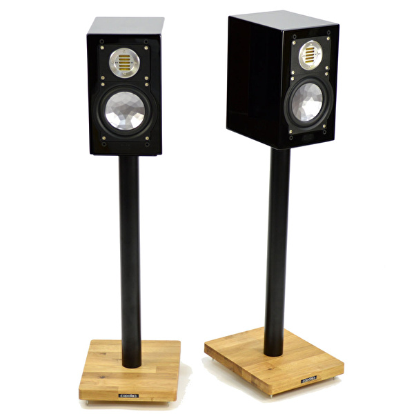 Atacama Apollo Cyclone 6 Raf Tipi Hoparlör Standı Çift (Naturel Oak, Satin Black)